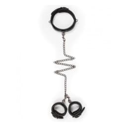 Easy Toys Collar & Wrist Restraint Set Black, image 1