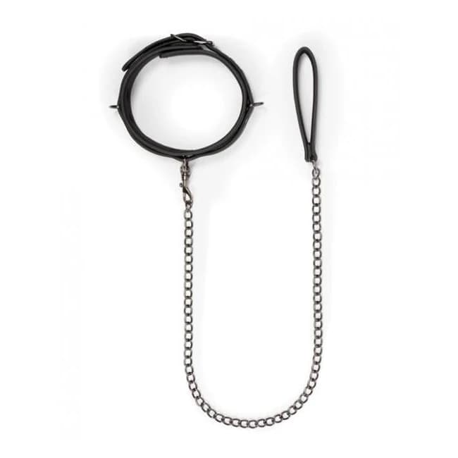 Easy Toys Fetish Collar & Lead Set Black - Image 1