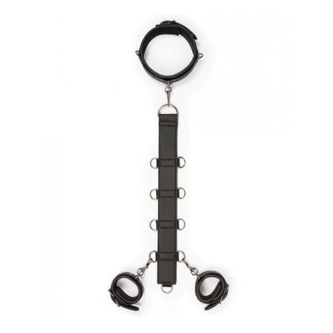Easy Toys Neck to Wrist Restraint Set Black - Image 1