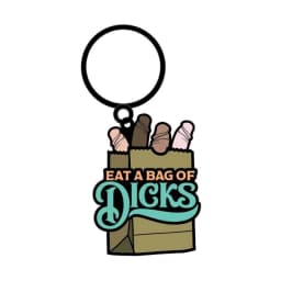 Eat a Bag of Dicks Keychain, image 2