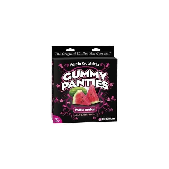 EDIBLE CROTCHLESS GUMMY PANTIES WATERMELON  - Image 1