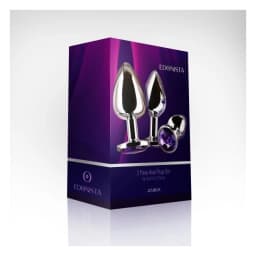 Edonista Anika 3pc Anal Plug Kit, image 2