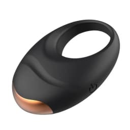 Edonista Luca Vibrating Penis Ring Black, image 2