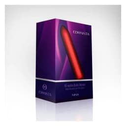 Edonista Nina Bullet Vibrator Red 16 Modes, image 2