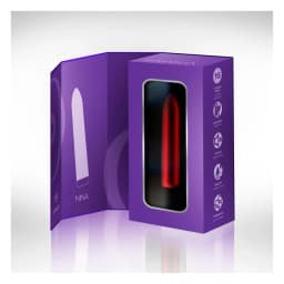Edonista Nina Bullet Vibrator Red 16 Modes, image 3