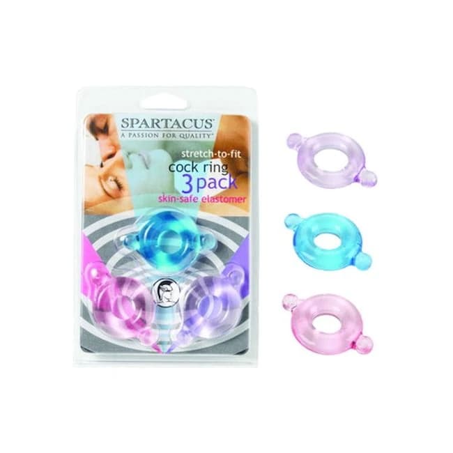 Elastomer Set Blue Purple Pink - Image 1