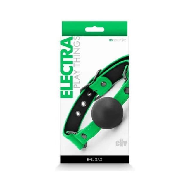 Electra Ball Gag Green - Image 1