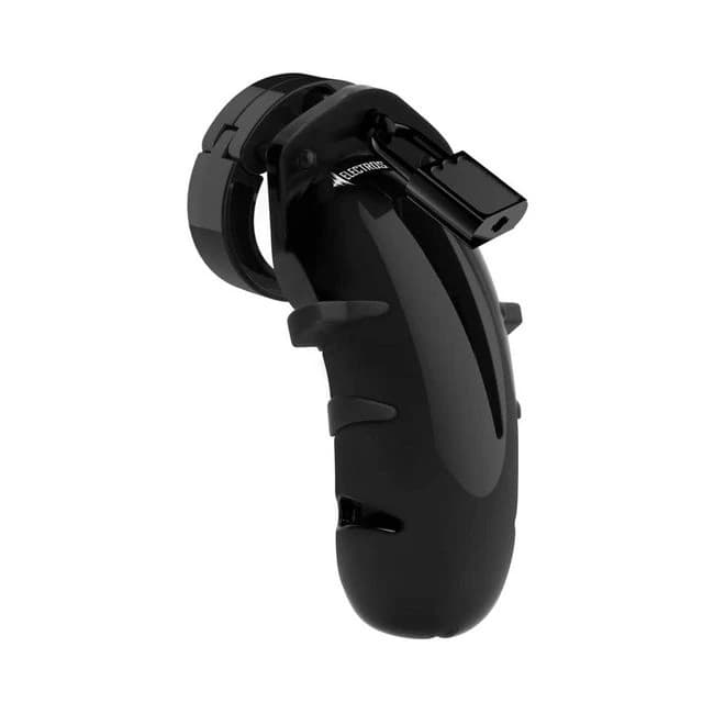 Electro Shock E-stim Cock Cage - Black - Image 1