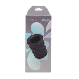 Eli Liquid Silicone Stroker 4in Black, image 2
