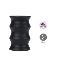 Eli Liquid Silicone Stroker 4in Black, image 3