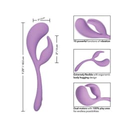 Elle Liquid Silicone Dual Flicker, image 5
