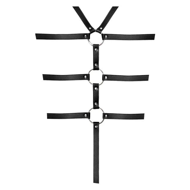 Ellona Tie Me Up 1pc Harness Set Black O/s - Image 1