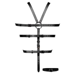 Ellona Tie Me up 1pc Harness Set Black O/S, image 2