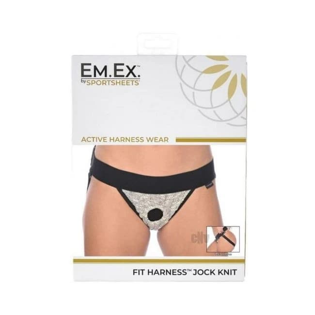 Em Ex Fit Harness Jock Plus Gray - Image 1