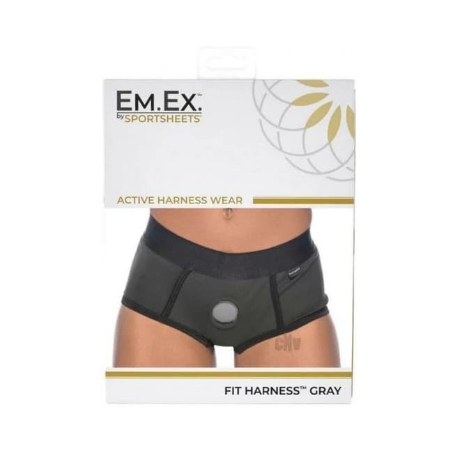 Em Ex Fit Harness Xxlarge Gray - Image 1