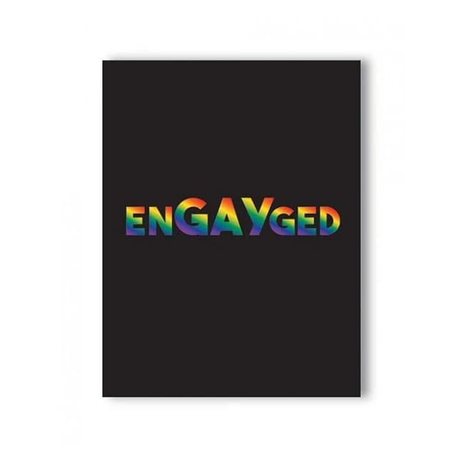 Engayged Naughty Greeting Card - Image 1