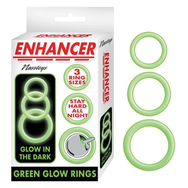 ENHANCER GREEN GLOW RINGS  - Image 1
