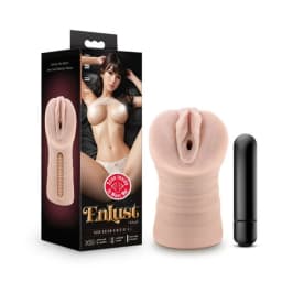 Enlust Ayumi Vibrating Stroker Beige, image 1