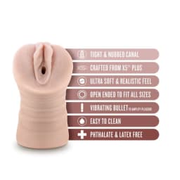 Enlust Ayumi Vibrating Stroker Beige, image 2
