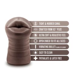 Enlust Krystal Vibrating Stroker Brown, image 2