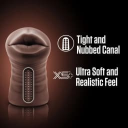 Enlust Krystal Vibrating Stroker Brown, image 3