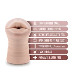 Enlust Nicole Vibrating Stroker Beige - Image 2