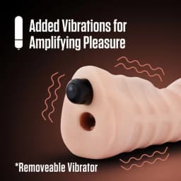 Enlust Nicole Vibrating Stroker Beige - Image 4