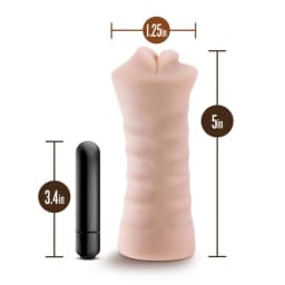 Enlust Nicole Vibrating Stroker Beige - Image 5
