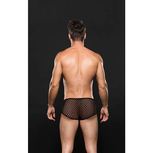 ENVY MODERN FISHNET TRUNK BLACK L/XL  - Image 1