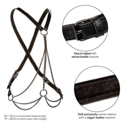 Euphoria Multi Chain Harness Plus Size, image 4