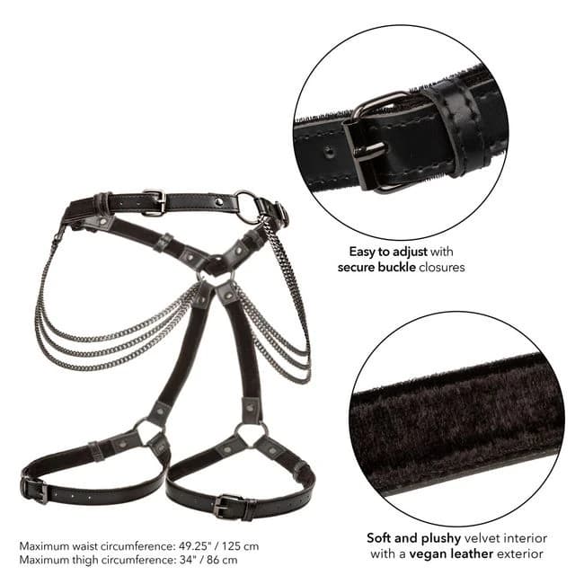 Euphoria Plus Size Multi Chain Thigh Harness - Image 5
