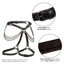 Euphoria Plus Size Multi Chain Thigh Harness, image 5