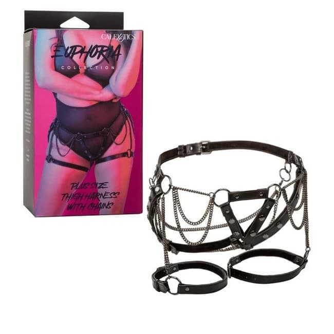 Euphoria Thigh Harness W/ Chains Plus Size - Image 1