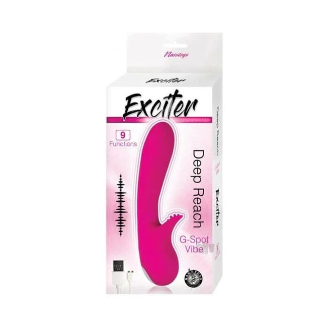 Exciter Deep Reach G-spot Vibe Pink - Image 1