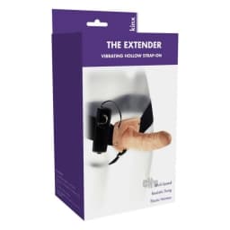 Extender Hollow Vibrating Strap on Kinx, image 2