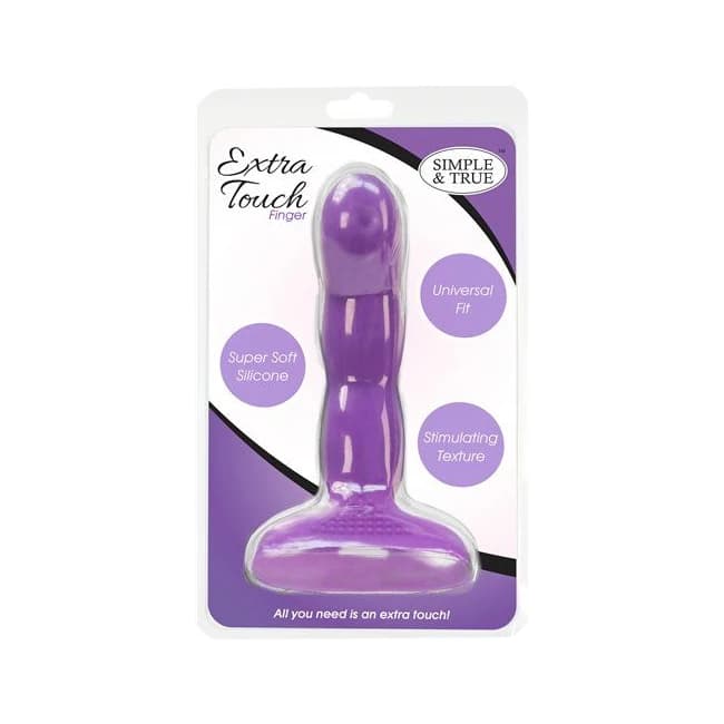 EXTRA TOUCH FINGER DONG PURPLE  - Image 1