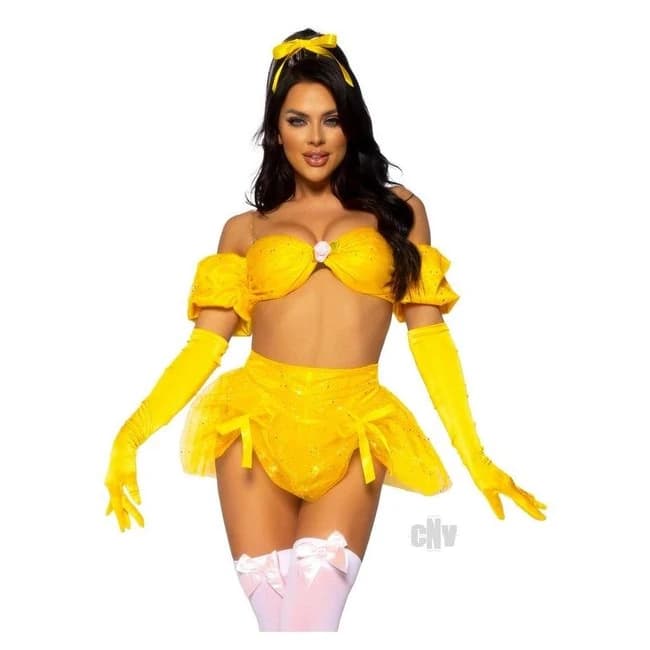 Fairytale Beauty 4pc Sm Yellow - Image 1