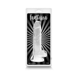 Fantasia Ballsy 6.5 In. Jelly Dildo, image 2