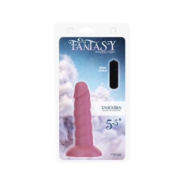 Fantasy Addiction 5.5in Unicorn Pink W/ Bullet - Image 1