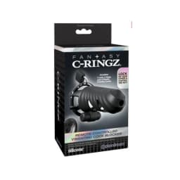 Fantasy C Ringz Vibrating Cock Blocker Blk, image 2