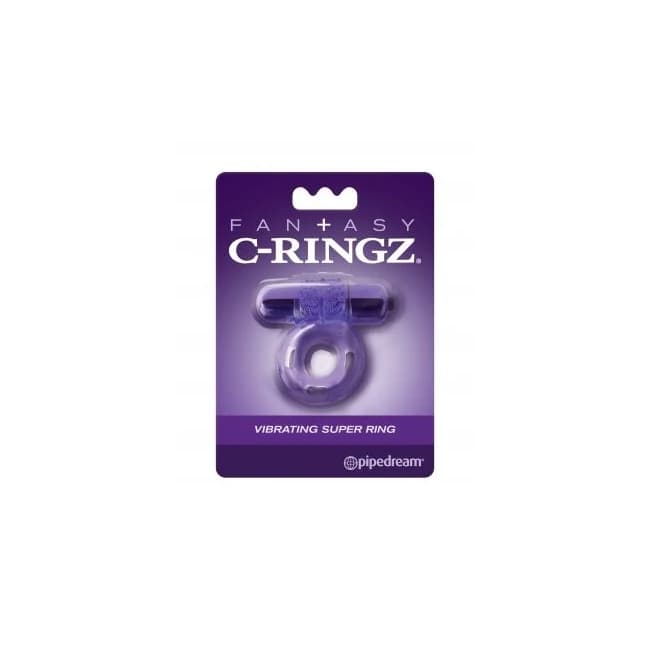 FANTASY C RINGZ VIBRATING SUPER RING PURPLE  - Image 1