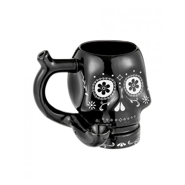 Fashioncraft Novelty Mug - Black Skull - Image 1