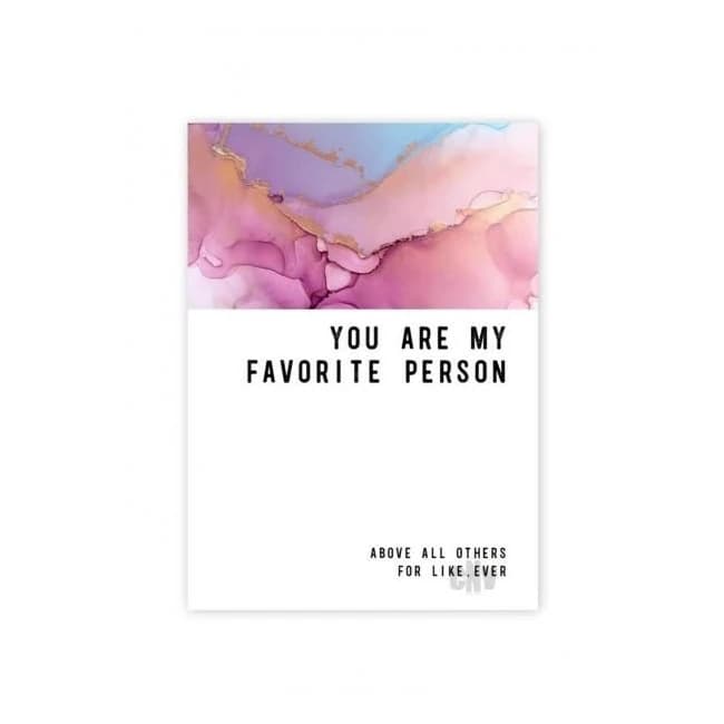 Favorite Person Greeting Card - Image 1