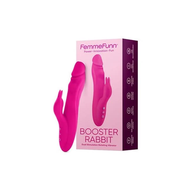 Femme Funn Booster Rabbit - Pink - Image 1