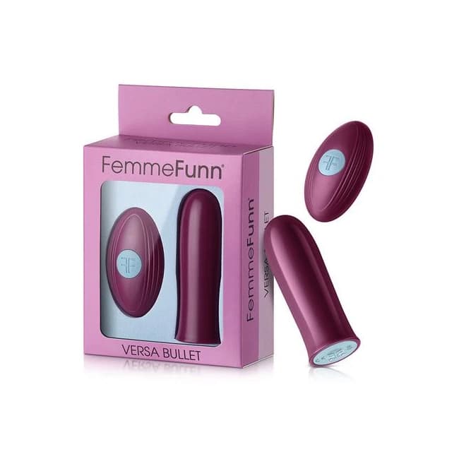 Femme Funn Versa Bullet W/remote - Dark Fuchsia - Image 1