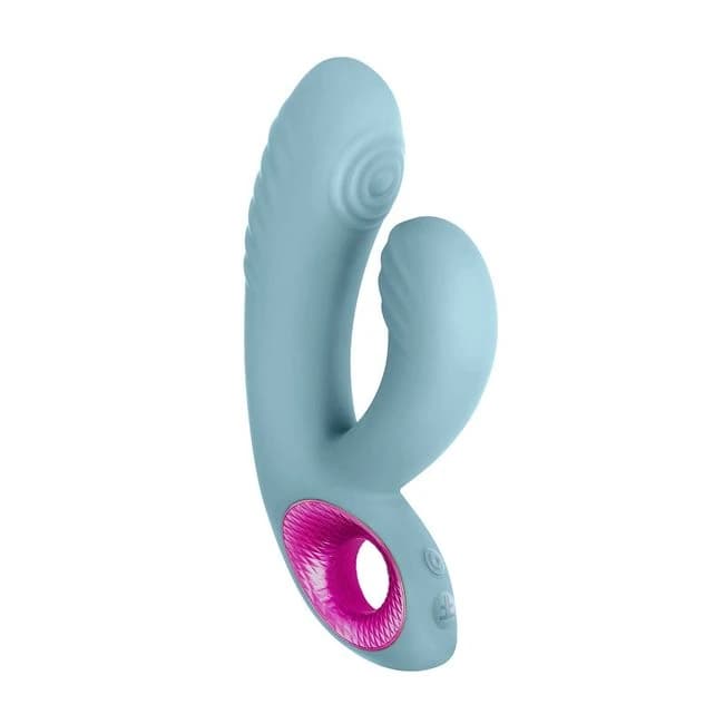 Femmefunn Cora Pulsating Vibrator Light Blue - Image 1
