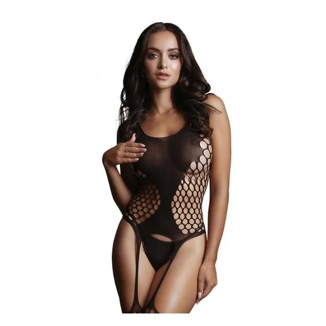 Fence  Suspender Bodystocking - Image 1