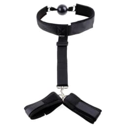 Fetish Fantasy Gag & Wrist Restraint, image 5