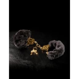 Fetish Fantasy Gold Deluxe Furry Cuffs, image 3