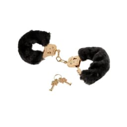 Fetish Fantasy Gold Deluxe Furry Cuffs, image 4